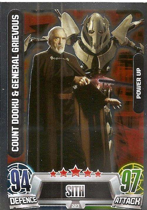 STAR WARS 2013 - FORCE ATTAX MOVIE SERIES 2 -  `POWER-UP FOIL` CARD 223
