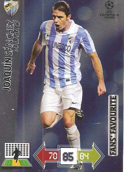 CHAMPIONS LEAGUE "UPDATES" 2013 - JOAQUIN SANCHEZ "FANS FAVOURITE" FOIL CARD