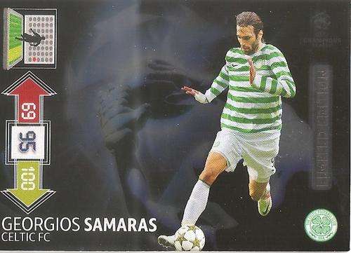 GIORGIOS SAMARAS - PANINI CHAMPIONS LEAGUE `UPDATES` 2012/13 -  `LIMITED EDITION` CARD