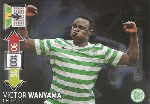 VICTOR WANYAMA(Celtic) - PANINI CHAMPIONS LEAGUE `UPDATES` 2012/13 -  `LIMITED EDITION` CARD