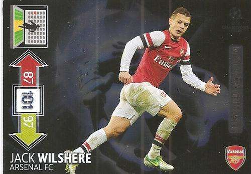 JACK WISHERE - PANINI CHAMPIONS LEAGUE `UPDATES` 2012/13 -  `LIMITED EDITION` CARD