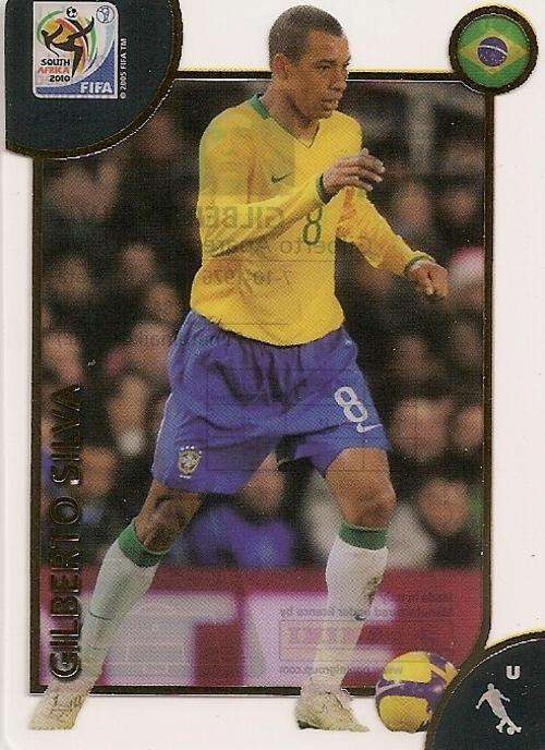 2010 FIFA ADRENALYN PREMIUM - GILBERTO SILVA "ULTRA" CARD