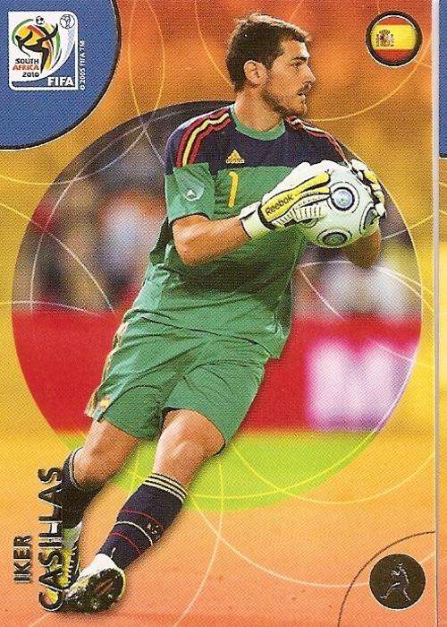 FIFA 2010 ADRENALYN PREMIUM - IKER CASILLAS TERRY BASE CARD 92