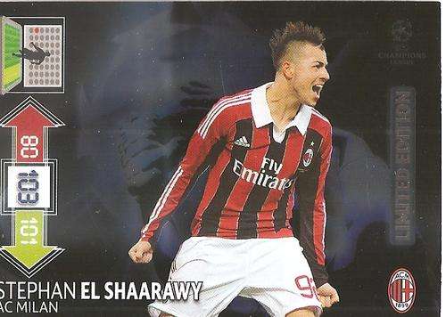 STEPHAN EL SHAARAWY - PANINI CHAMPIONS LEAGUE `UPDATES` 2013 -  `RARE` `LIMITED EDITION` CARD