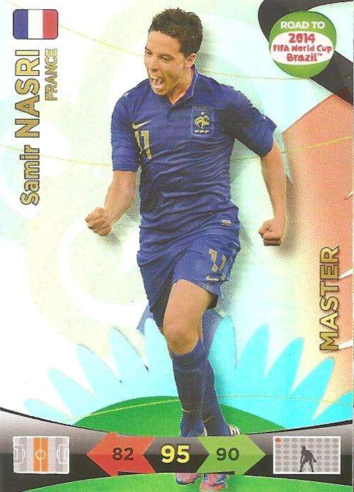 SAMIER NASRI - PANINI "ROAD to the WORLD CUP 2014" - "MASTER" CARD