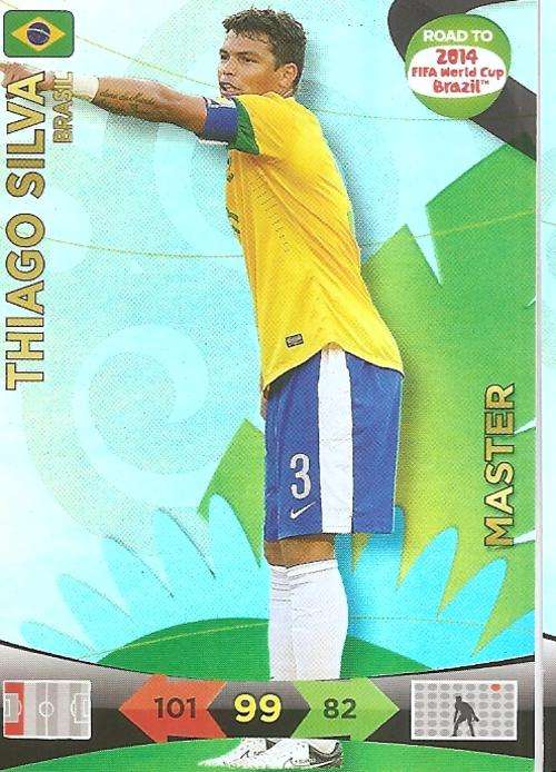 THIAGO SILVA - PANINI "ROAD to the WORLD CUP 2014" - "MASTER" CARD