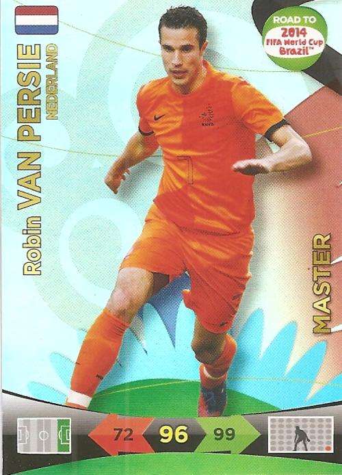 ROBIN VAN PERSIE - PANINI "ROAD to the WORLD CUP 2014" - "MASTER" CARD