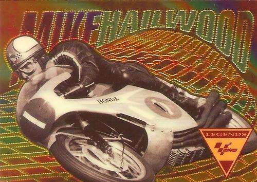 MIKE HAILWOOD - MOTO GP CARD COLLECTION by PANINI - `SUPER RARE` GOLD LEGEND CARD (6)
