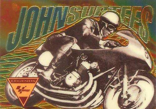 JOHN SURTESS - MOTO GP CARD COLLECTION by PANINI - `SUPER RARE` GOLD LEGEND CARD (14)