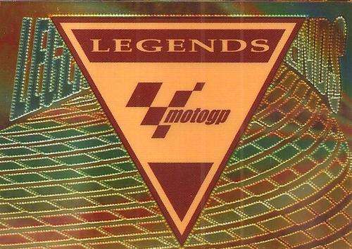MOTO GP CARD COLLECTION by PANINI - MOTO GP `LEGENDS` `SUPER RARE` GOLD LEGEND CARD (1)