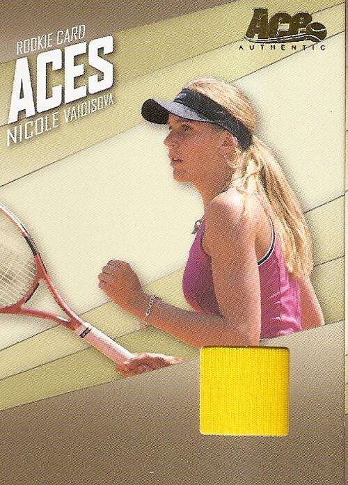ANA VAIDISOVA - ACE AUTHENTIC 07 "ROOKIE ACES" - CERTIFIED "ORANGE JERSEY MEMORABILIA" CARD AC2