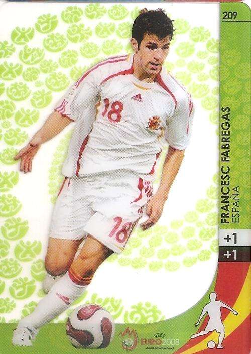 CESC FABREGAS - PANINI EURO 2008 OFFICAL COLLECTION - `ULTRA` CARD 209