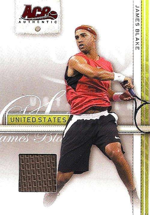 JAMES BLAKE - ACE AUTHENTIC 2007 - AUTHENTIC "BLACK NET MEMORABILIA" CARD