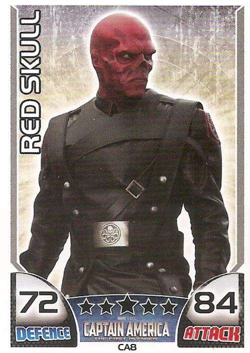 TOPPS HERO ATTAX - MARVEL UNIVERSE - CAPTAIN AMERICA "RARE" MOVIE CARD CA8