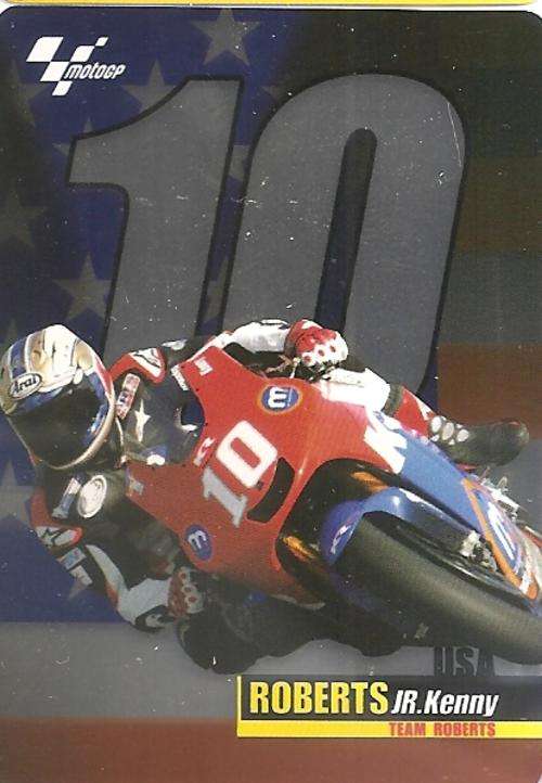 MOTO GP 2007 - KENNY ROBERTS jr `RARE` FOIL CARD (31)