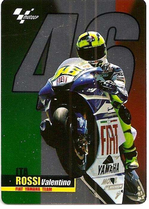 MOTO GP 2007 - VALENTINO ROSSI `RARE` FOIL CARD (79)