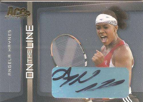 ANGELA HAYNES - ACE AUTHENTIC 2007 - CERTIFIED "AUTOGRAPH" CARD OL2