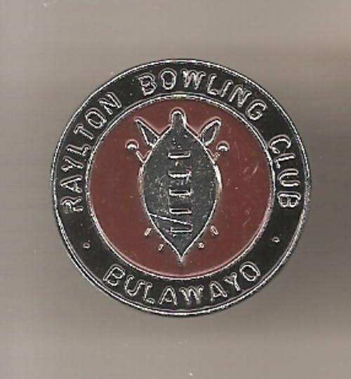 RAYLTON BOWLING CLUB BULAWAYO - LAPEL BADGE