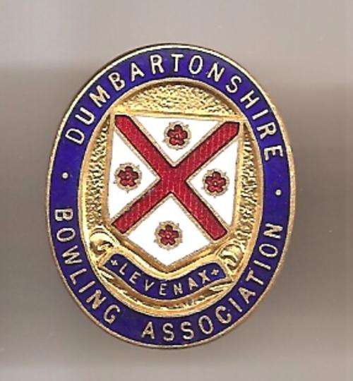 DUMBARTONSHIRE BOWLING ASSOCIATION - LAPEL BADGE