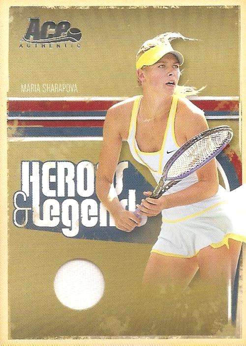MARIA SHARAPOVA - ACE AUTHENTIC 2006 TENNIS COLLECTION -  RARE `SILVER MEMORABILIA` CARD 462 of 500