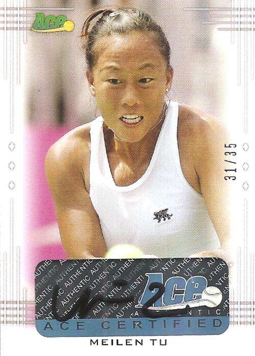 MEILEN TU - LEAF ACE AUTHENTIC 2013 - "CERTIFIED AUTOGRAPH" CARD BA-CC1 31 of 35