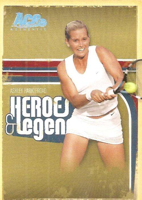ASHLEY HARKLEROAD - ACE AUTHENTIC 06 "HEROES&LEGENDS" - "HOLOFOIL" CARD 34 - 36/100