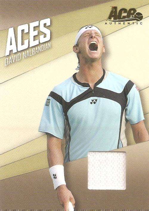 DAVID NALBANDIAN - ACE AUTHENTIC 07 "ACES" - CERTIFIED "JERSEY MEMORABILIA" CARD AC6