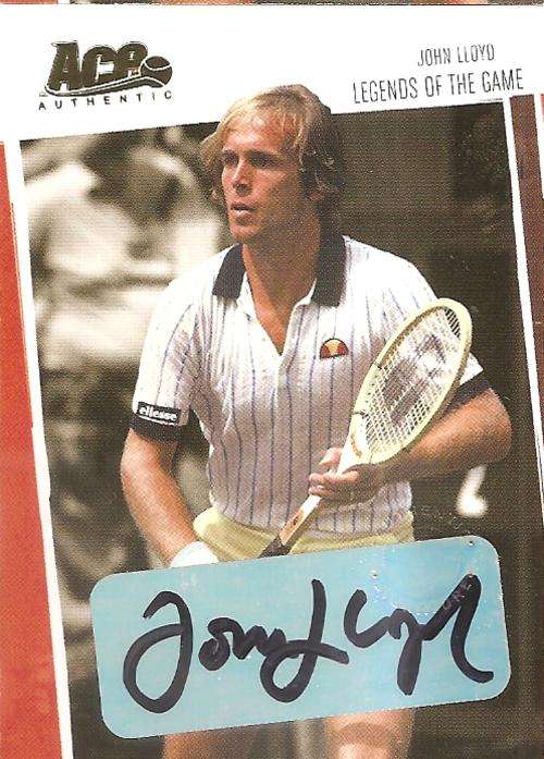 JOHN LLOYD - ACE 06 "LEGENDS of the GAME" - CERTIFIED "GOLD AUTOGRAPH" CARD 040 of 100
