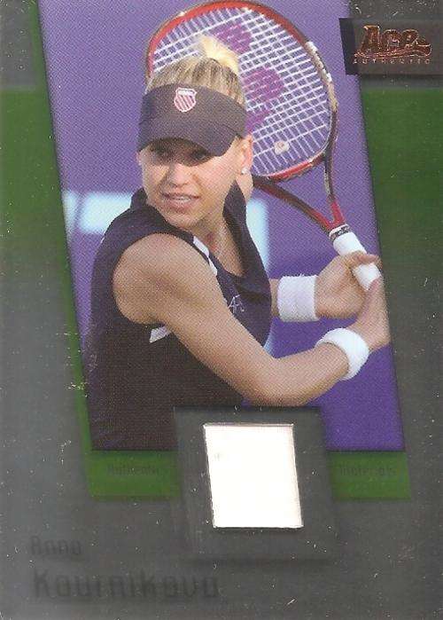 ANNA KOURNIKOVA - ACE AUTHENTIC 07 `GRAND SLAM II` - CERTIFIED BRONZE `WHITE MEMORABILIA` CARD JC20