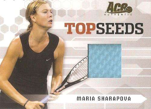 MARIA SHARAPOVA - ACE AUTHENTIC 2005 -  RARE `TOP SEEDS``JERSEY MEMORABILIA` CARD TS1