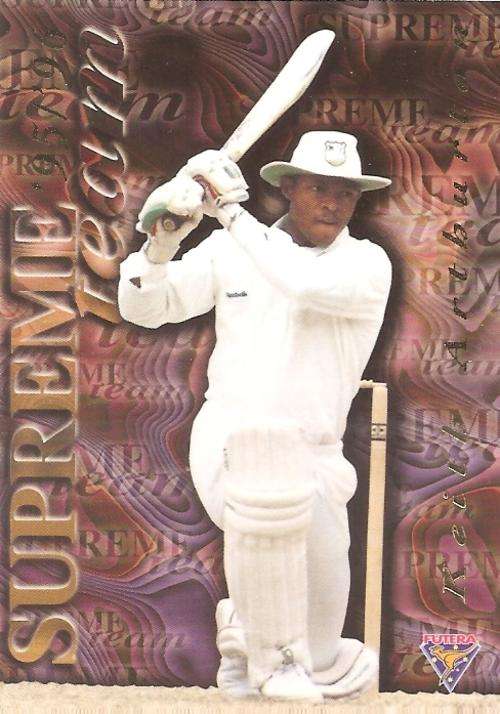 KEITH ARTHURTON - 96 FUTERA CRICKET - "SUPREME TEAM" INSERT CARD ST7 6364 of 7000