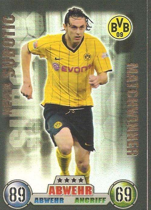 MATCH ATTAX 2008/09 BUDESLIGA - NEVEN SUBOTIC "MATCHWINNER" CARD