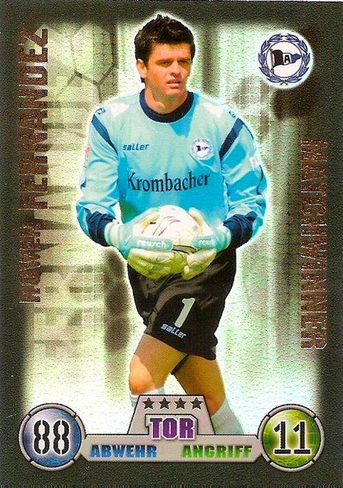 MATCH ATTAX 2008/09 BUDESLIGA - ROWAN FERNANDEZ "MATCHWINNER" CARD