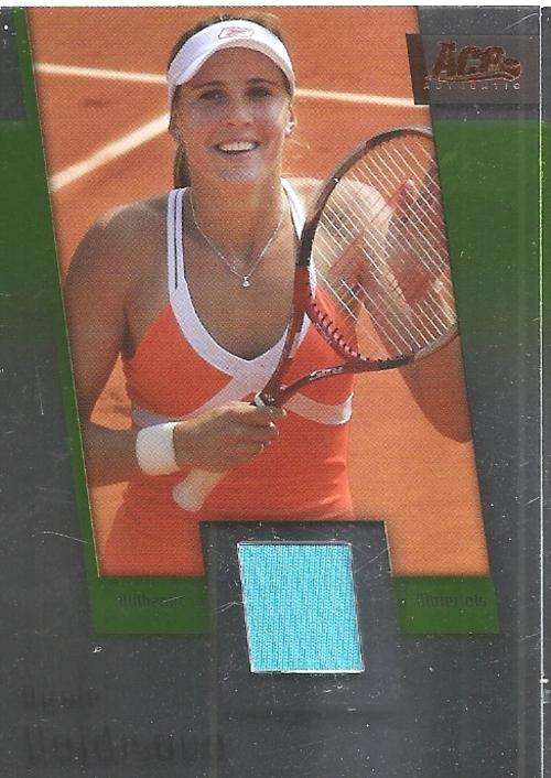 NICOLE VAIDISOVA - ACE 07 "GRAND SLAM II" - CERTIFIED BRONZE "BLUE MEMORABILIA" CARD JC14