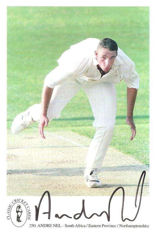 *SIGNED* ANDRE NEL (CLASSIC CRICKET CARD)