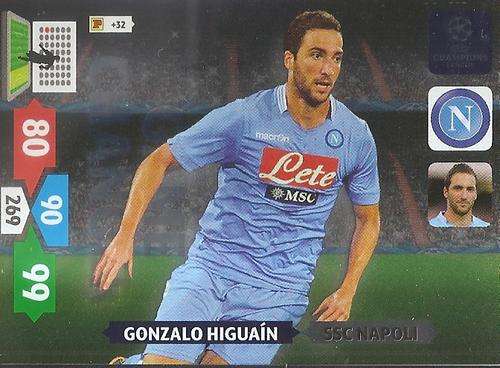 CHAMPIONS LEAGUE  2013/14 ADRENALYN XL - GONZALO HIGUAIN "GAME CHANGER" CARD
