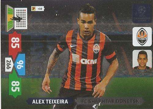 CHAMPIONS LEAGUE  2013/14 ADRENALYN XL - ALEX TEIXEIRA "GAME CHANGER" CARD