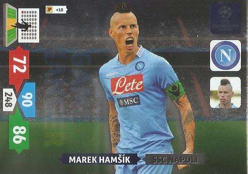 CHAMPIONS LEAGUE  2013/14 ADRENALYN XL - MAREK HAMSIK "GAME CHANGER" CARD