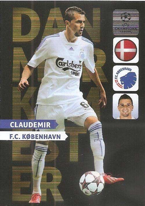 CHAMPIONS LEAGUE  2013/14 ADRENALYN XL - CLAUDEMIR "DANNISH MASTER" CARD