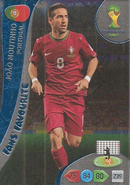 WORLD CUP 2014 ADRENALYN XL - JOAO MOUTINHO "FANS FAVOURITE" CARD