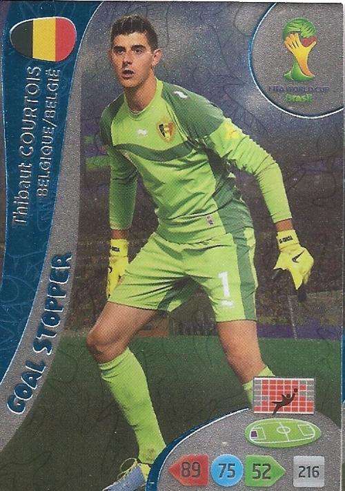 WORLD CUP 2014 ADRENALYN XL - THIBAUT COURTOIS "GOAL STOPPER" CARD