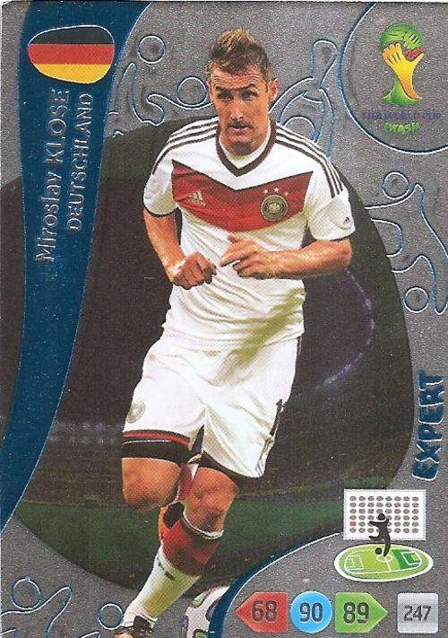 WORLD CUP 2014 ADRENALYN XL - MIROSLAV KLOSE "EXPERT" CARD