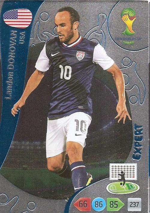 WORLD CUP 2014 ADRENALYN XL - LANDON DONOVAN "EXPERT" CARD