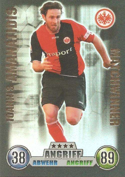 MATCH ATTAX  "BUNDESLIGA" 2008/09 - IOANNIS AMANATIDIS "MATCHWINNER" CARD