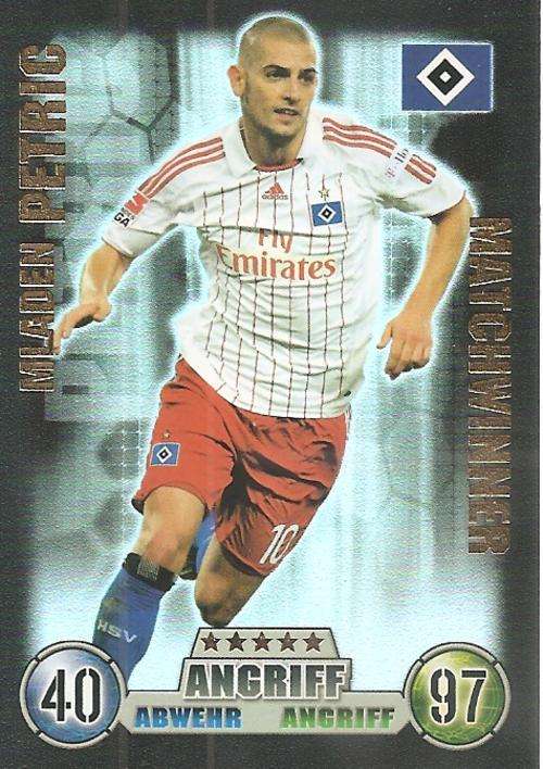 MATCH ATTAX  "BUNDESLIGA" 2008/09 - MLADEN PETRIC "MATCHWINNER" CARD