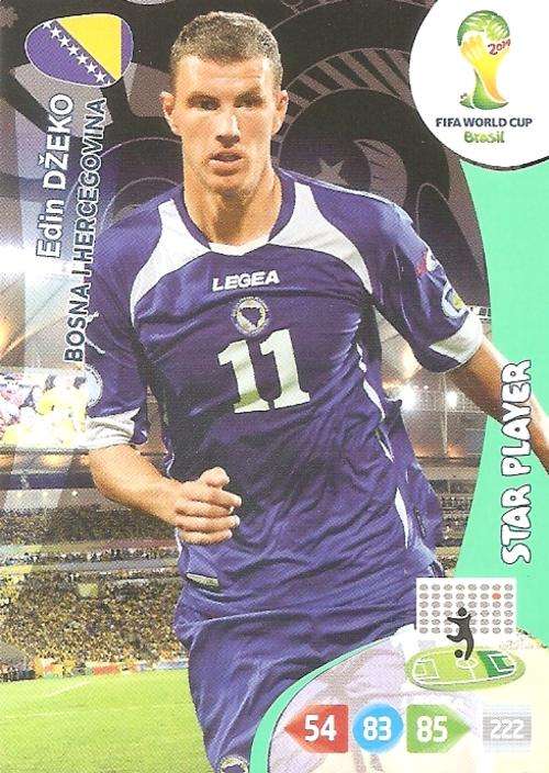 WORLD CUP 2014 ADRENALYN XL - EDIN DZEKO "STAR PLAYER" CARD