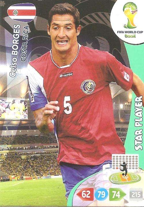 WORLD CUP 2014 ADRENALYN XL - CELSO BORGES "STAR PLAYER" CARD