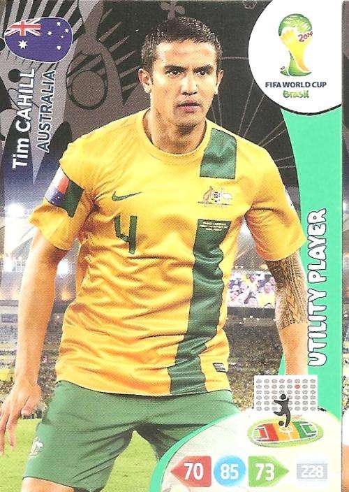 WORLD CUP 2014 ADRENALYN XL - TIM CAHILL "UTILITY PLAYER" CARD