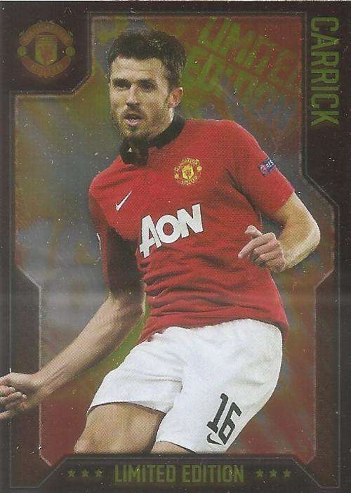 MANCHESTER UNITED ADRENALYN 2014 - MICHAEL CARRICK "LIMITED EDITION" CARD