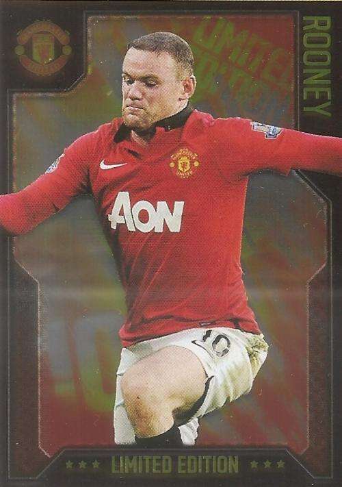 MANCHESTER UNITED ADRENALYN 2014 - WAYNE ROONEY "LIMITED EDITION" CARD